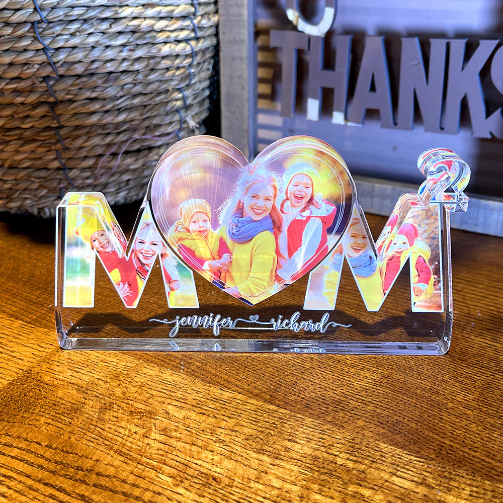 Custom Photo Gifts for Mom Plaque Mom