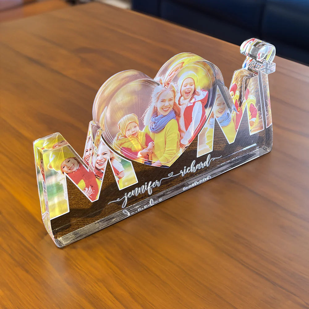 Custom Photo Gifts for Mom Plaque Mom