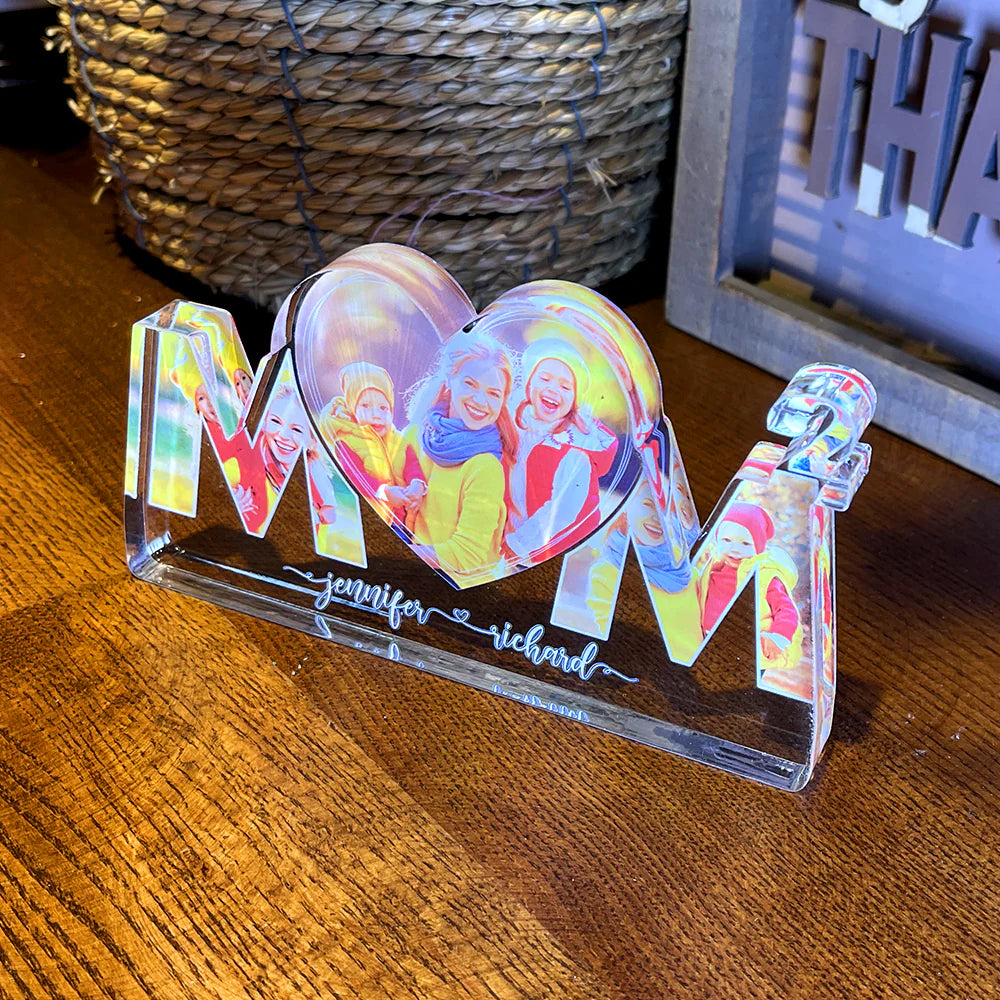 Custom Photo Gifts for Mom Plaque Mom
