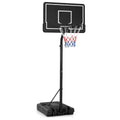 Panier De Basket-Ball Sur Pied Hauteur 210-260Cm Support De Basketball Mobile Avec Base Remplissable Panneau Arrière En PC Et Roues