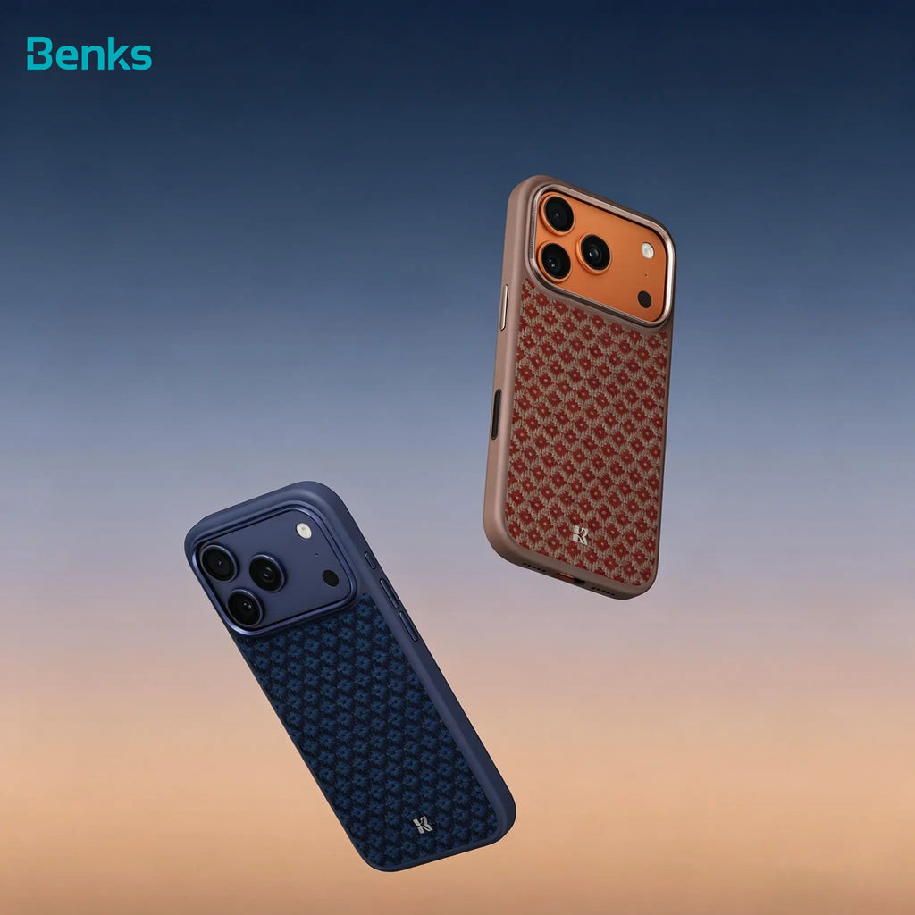 BENKS Armorgrid Armorpro Kevlar Aramid Fiber Case for Iphone 17 Pro Max with Camera Control Button, [Compatible with Magsafe] Military Grade Protective Case Built with Dupont Kevlar Aramid Fiber