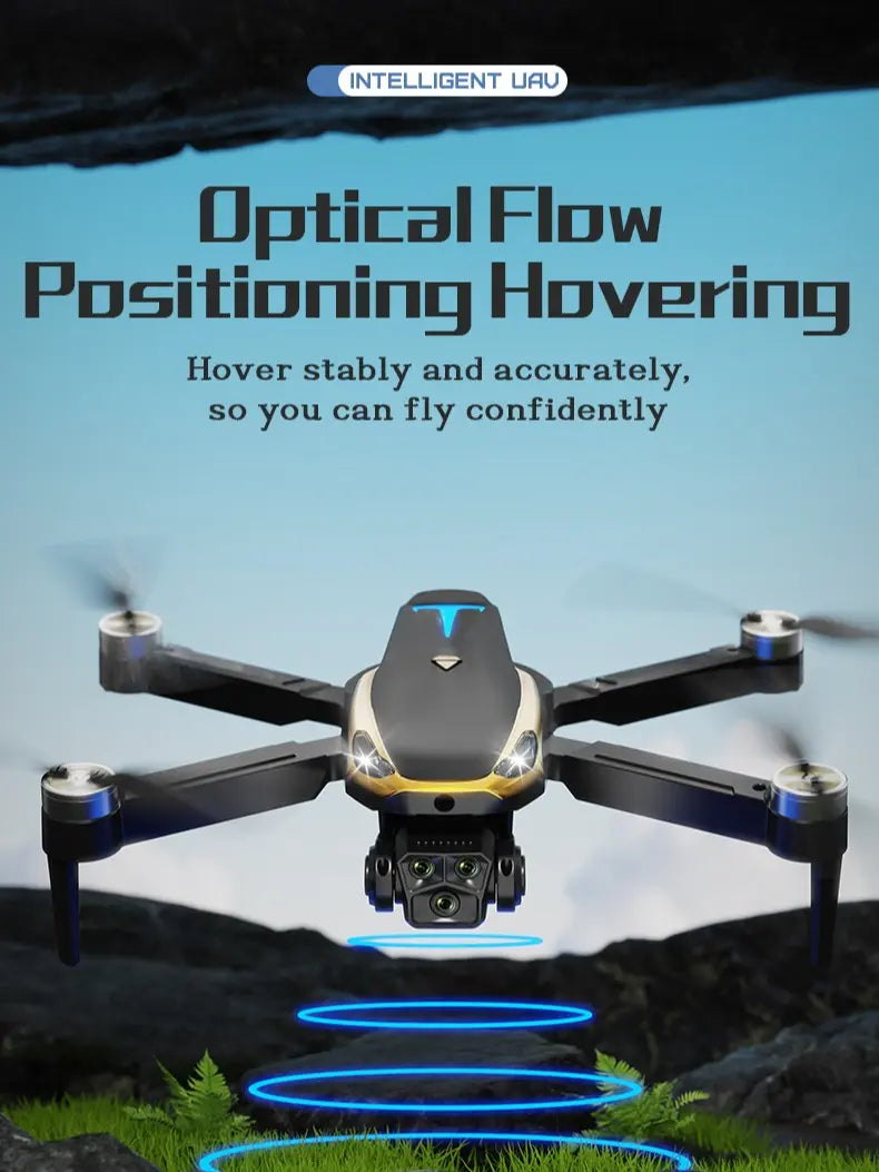 2026 Upgraded M8 Pro Drone – 4K EIS HD Photography, GPS Smart Positioning, Optical Flow Stable Flight, Auto Return, Powerful Brushless Motor, Easy to Use for Beginners