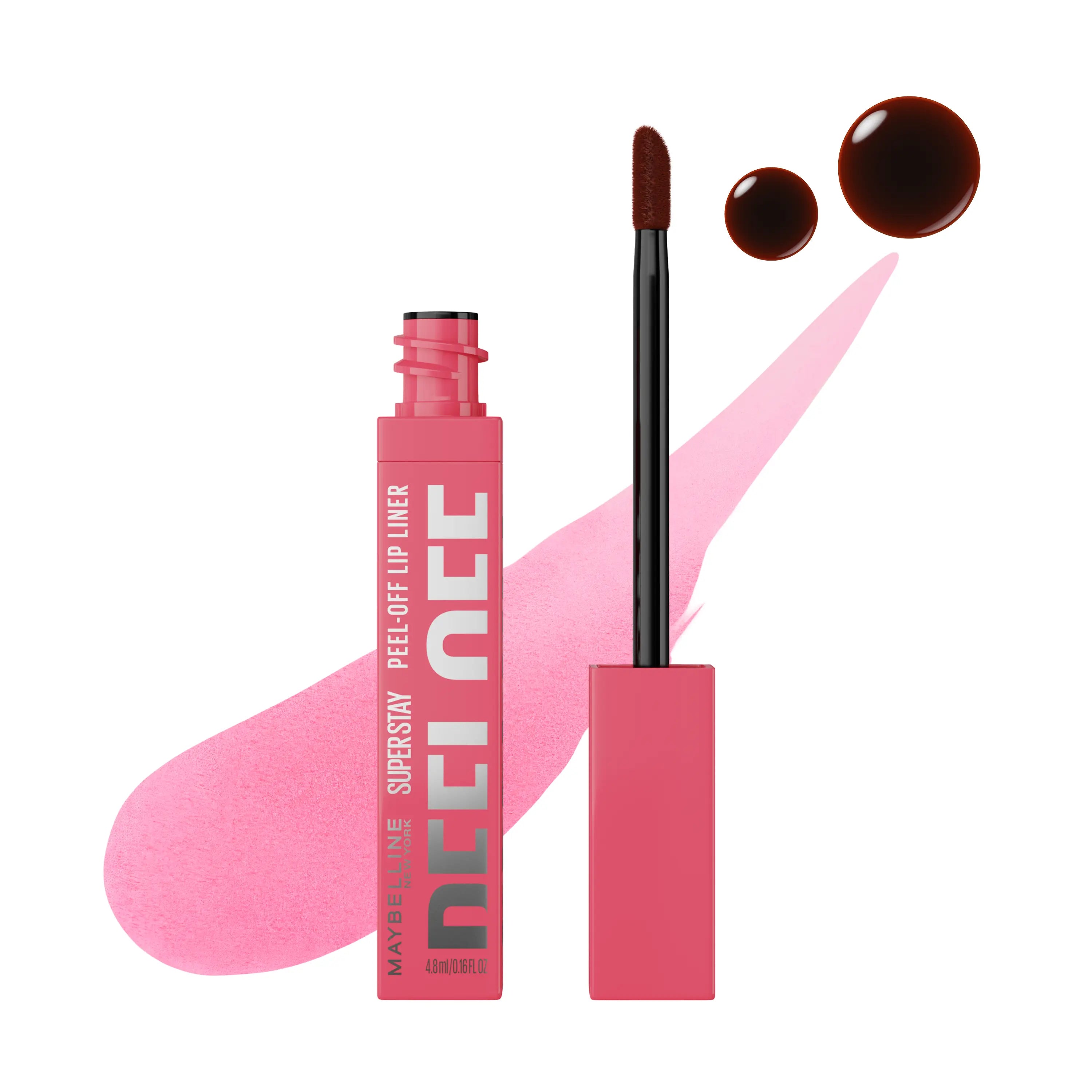 [NEW & EXCLUSIVE]: Peel off Liner Lip Stain, up to 24H, Tattoo-Like Wear, Maybelline New York