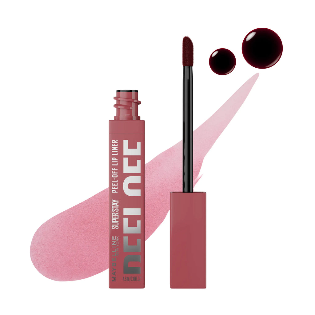 [NEW & EXCLUSIVE]: Peel off Liner Lip Stain, up to 24H, Tattoo-Like Wear, Maybelline New York