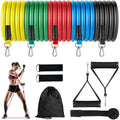 Ultimate 11-Piece Multifunctional Tension Rope Set for Unisex Strength Training - Perfect for Hanging Workouts!
