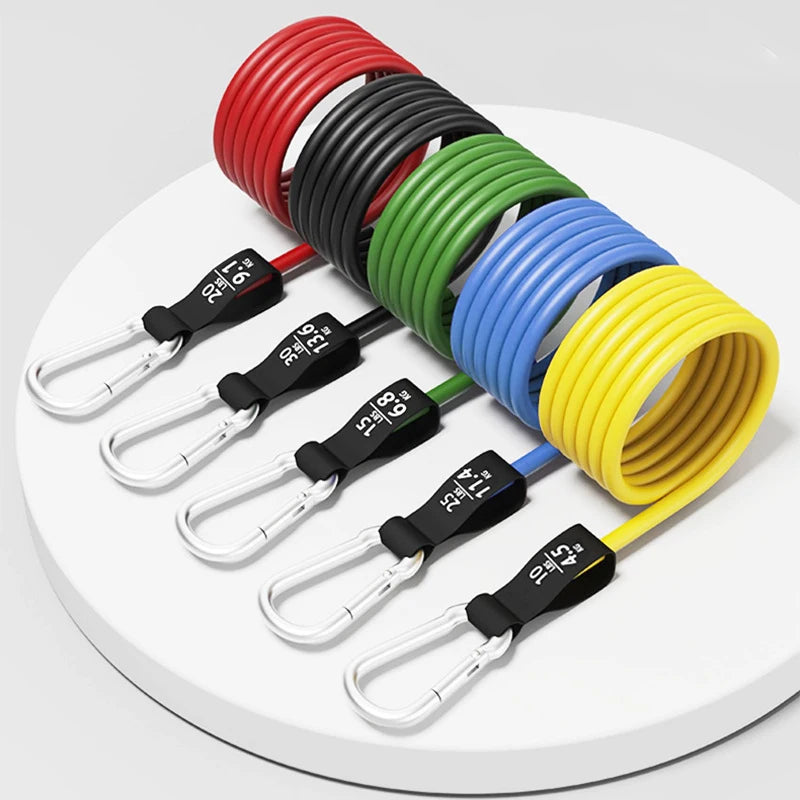 Ultimate 11-Piece Multifunctional Tension Rope Set for Unisex Strength Training - Perfect for Hanging Workouts!