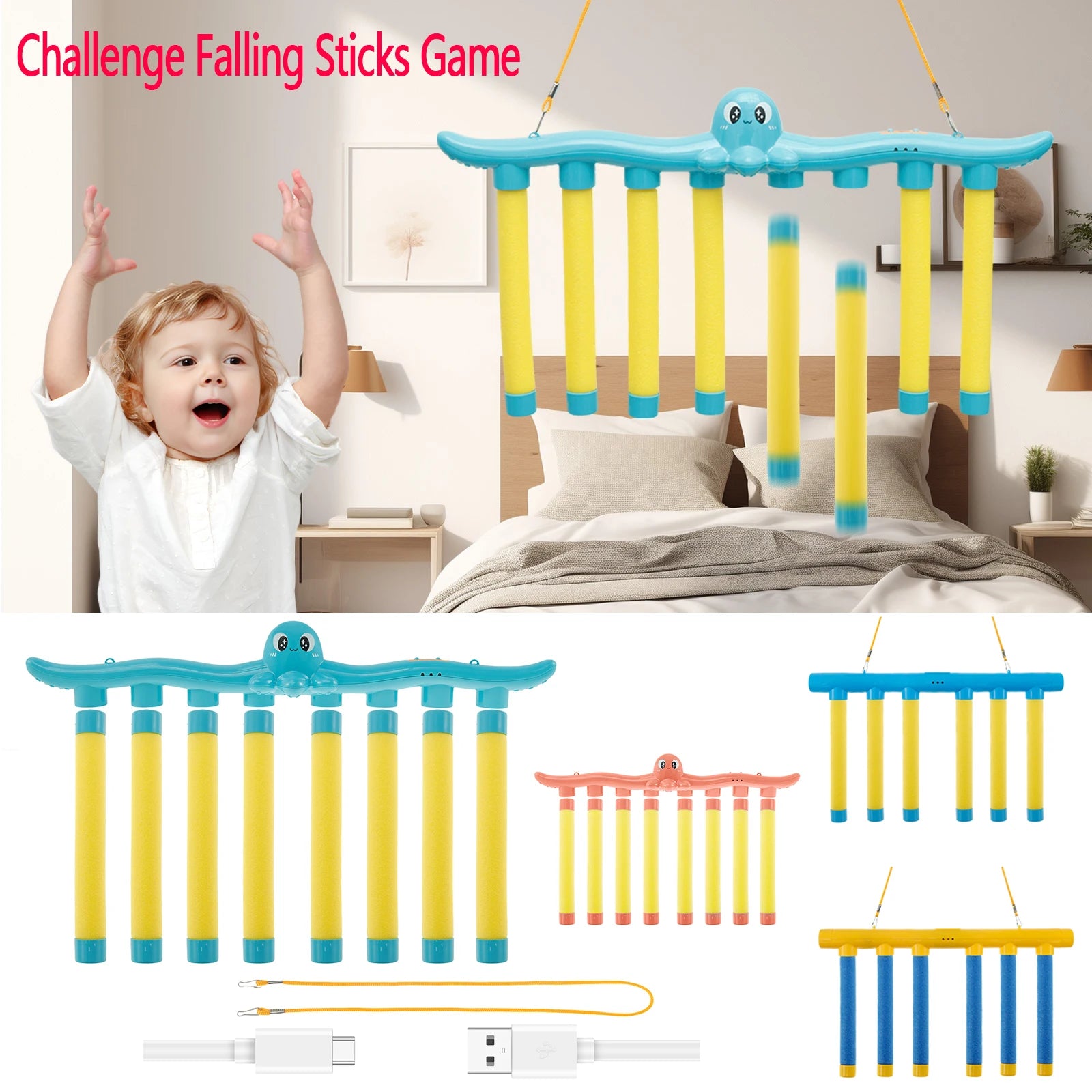 Exciting Challenge Falling Sticks Game - Enhance Hand-Eye Coordination with Fun and Interactive Play!