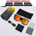 Experience the Future of Eyewear with Bluetooth Audio Sunglasses - UV400 Polarized Lens & Touch Control for Music and Calls