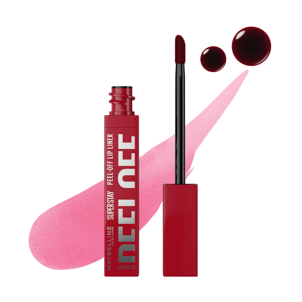 [NEW & EXCLUSIVE]: Peel off Liner Lip Stain, up to 24H, Tattoo-Like Wear, Maybelline New York