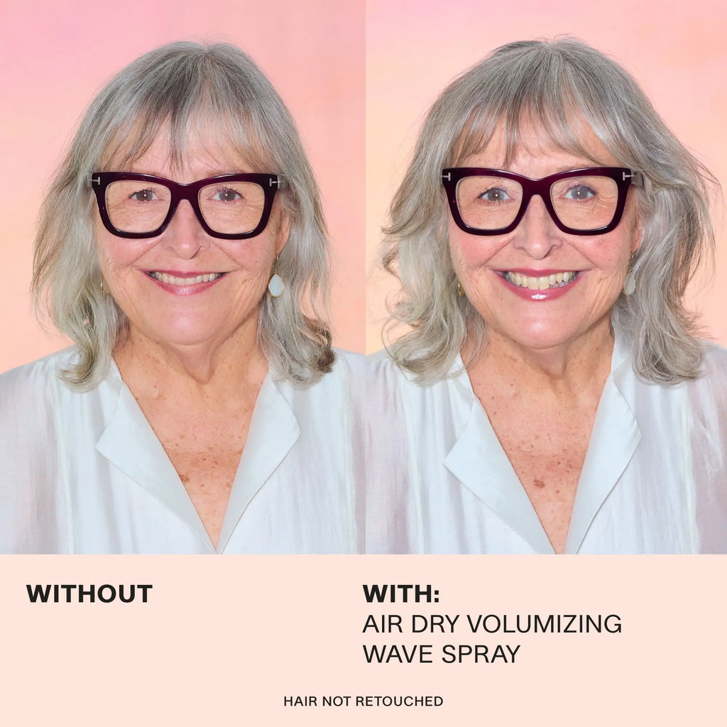 JVN Air Dry Volumizing Wave Spray, Heatless Waves & Texturizing Spray, Day 2 Refresh Hair Styling Product, 5.5Oz