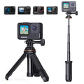 K&F CONCEPT MS03 Small 13"/33Cm Action Camera Tripod Stand - Travel Tripod, Mobile Accessories, Clip Mount for Gopro, Action Cameras, Smartphones (Live Streaming, Vlog Selfies)
